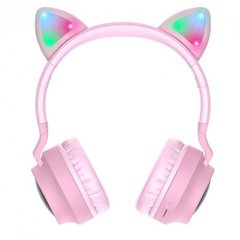Навушники світлодіодна підсвітка котячі вушки Cat Ear Hoco W27 Bluetooth