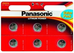 Panasonic CR2016 Lithium 1 шт/уп