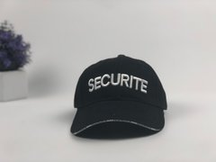Кепка бейсболка Security (черная)
