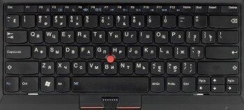 Клавиатура для ноутбуков Lenovo ThinkPad E330, E335, E430 Series черная с черной рамкой, с трекпоинтом UA/RU/