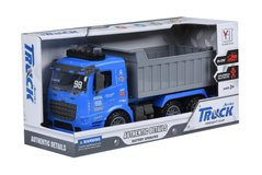 Машинка енерційна Same Toy Truck Самоскид синій зі світлом і звуком 98-614AUt-2
