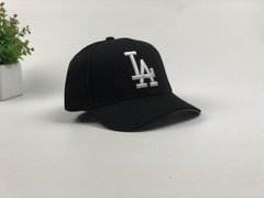 Кепка бейсболка Los Angeles LA (черная, белое лого 47)