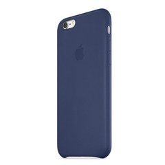 Чехол накладка Leather Case для iPhone X синий