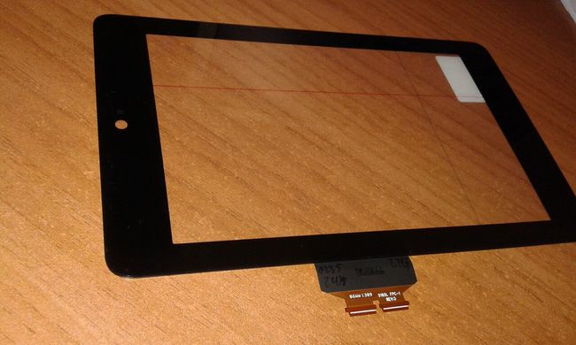 Тачскрин Asus Nexus 7 черный - сенсор