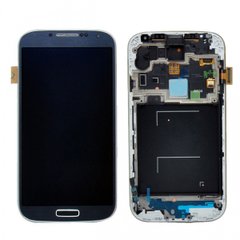 Дисплейный модуль Samsung i9500 i9505 Galaxy S4 в рамке Синий Tft Lcd