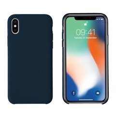 Чехол-накладка G-Case Silicone для iPhone X Blue