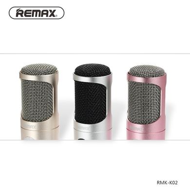 Микрофон Remax RMK-K02 Microphone серебристый