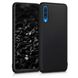 Чехол накладка Soft Case Samsung A50 2019 a505 бампер чёрный с ворсом