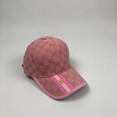 Кепка бейсболка Gucci (розовая)