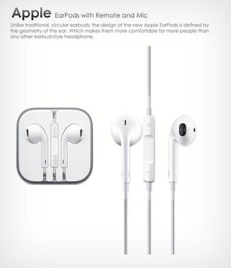 Наушники Apple EarPods MD827FE под оригинал
