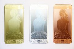 Декоративное стекло для iPhone 5 5s SE с рисунками гравировка метал