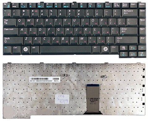 Клавиатура для ноутбуков Samsung R45 черная UA/RU/US