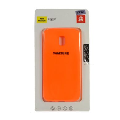 Чехол-накладка Brand Soft Touch for Samsung J330 Orange