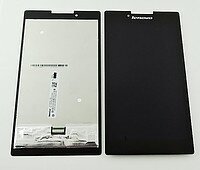 Матрица с сенсорный экраном Samsung T280 Galaxy Tab A Wi-Fi version черный экран с тачскрином, дисплейный мо
