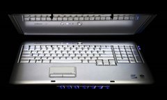 Клавиатура для ноутбуков Dell Latitude X300, Inspiron 300M Series темно-серая UA/RU/US