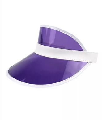 Солнцезащитный прозрачный Козырёк кепка - Фиолетовый