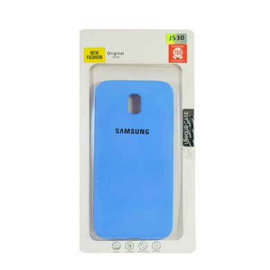 Чехол-накладка Brand Soft Touch for Samsung J530 J5 2017 голубая