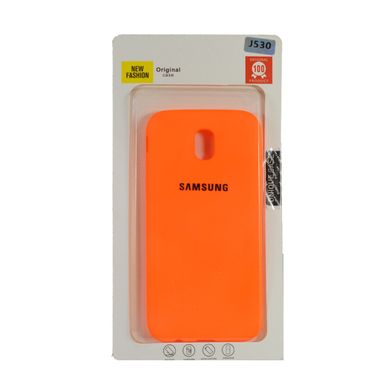 Чехол-накладка Brand Soft Touch for Samsung J530 J5 2017 бампер оранжевый