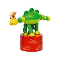 Іграшка goki натисни і тряси Динозавр зелений 53948G-4