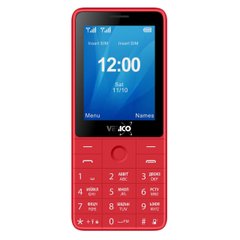 Кнопочный телефон Verico Qin S282 красный