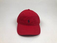Кепка бейсболка Polo Ralph Lauren (красная с черным лого)