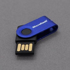 Флэш-накопитель Microflash MD205 32GB металлический синий поворотный