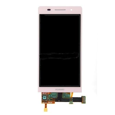 Дисплей в сборе с сенсорной панелью Huawei P6 pink