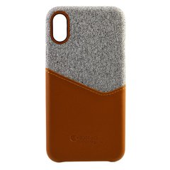 Чехол-накладка Cotected для iPhone X Brown