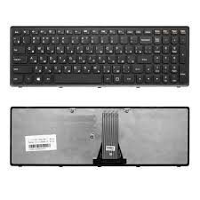 Клавиатура для ноутбука Lenovo IdeaPad G500s, G505s, S500, S510p, Z510,Flex 15, 15D черная с рамкой .