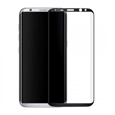 Защитное стекло 3D Samsung S8 G950 полного покрытия черное
