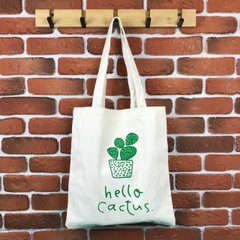 Тканевая сумка Шоппер City-A Hello Cactus Белая