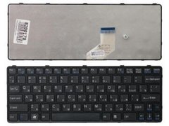Клавиатура для ноутбуков Sony Vaio SVE11 Series черная с черной рамкой RU/US