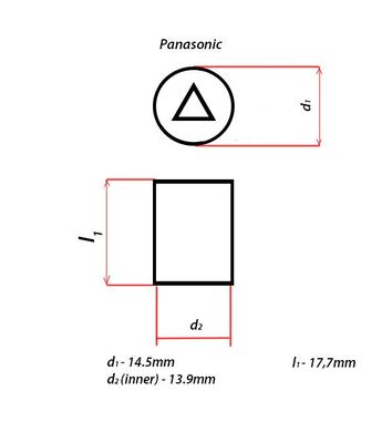 Металлический колпачок на магнетрон для СВЧ-печи Panasonic