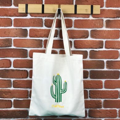 Тканевая сумка Шоппер City-A Cactus Белая