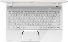Клавиатура для ноутбуков Toshiba Satellite L830 series белая с белой рамкой UA/RU/US