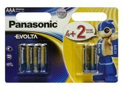 Батарейка aaA Panasonic Evolta LR03 Alkaline 6шт./уп.