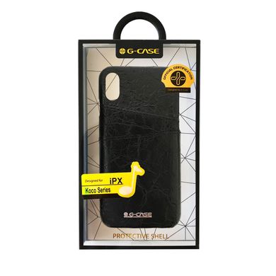 Чехол-накладка G-Case Koco для iPhone X Black
