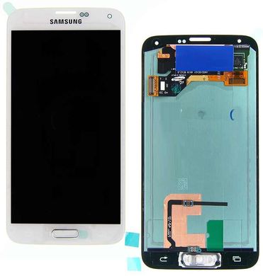 Дисплейный модуль Samsung Galaxy S5 Duos G900A, G900F, G900H, G900i, G900T белый