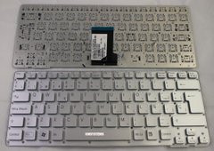 Клавиатура для ноутбуков Sony Vaio VPC-CA Series серебристая RU/US