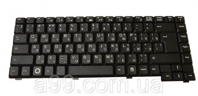 Клавиатура для ноутбуков Fujitsu Amilo V2030, V2033, V3515, Li1705 черная UA/RU/US
