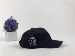 Кепка бейсболка Anti Social Social Club ASSC (черная)
