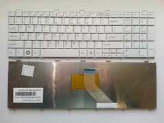 Клавиатура для ноутбуков Fujitsu LifeBook AH512, AH530, AH531, NH751 белая UA/RU/US