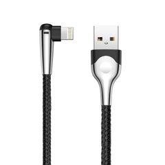 USB кабель Baseus MVP Mobile Game iPhone 7 8 X (L Shape) угловой чёрный 1м