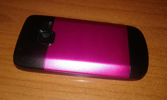 Корпус Nokia C3-00 розовый полный