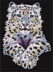Набір для творчості Sequin Art BLUE Сніжний леопард SA1404