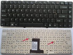 Клавиатура для ноутбуков Sony Vaio VPC-EA Series черная, без рамки RU/US