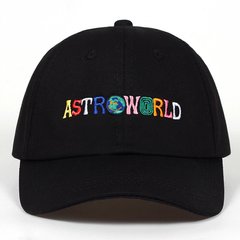 Кепка Бейсболка Astroworld Travis Scott (Черная)