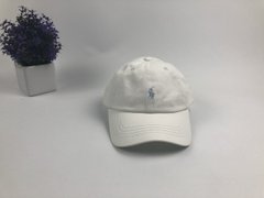 Кепка бейсболка Polo Ralph Lauren (белая с светлым лого)