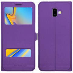 Чехол-книжка Momax оригинальная для Samsung J605 J6 Plus 2018 фиолетовая