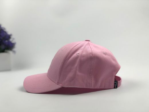 Кепка бейсболка Fila маленький лого (розовая)
